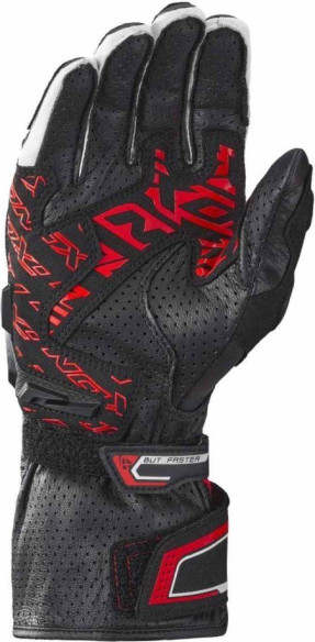 Manusi Moto Piele Thunder Air MS Black/White/Red 24