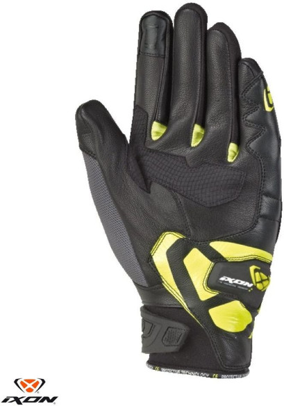 Manusi Moto Piele/Textile RS Rise Air MS Black/Gray/Yellow 24