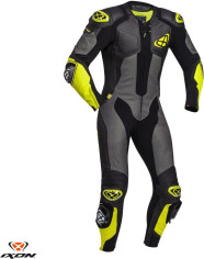 Combinezon Moto Piele Vendetta Evo MS Black/Gray/Yellow 24