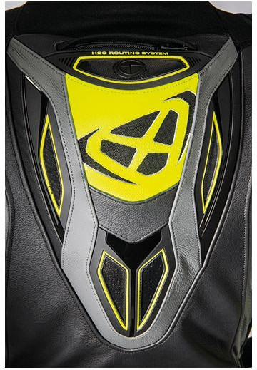 Combinezon Moto Piele Vendetta Evo MS Black/Gray/Yellow 24