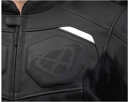 Geaca Moto Piele Racing Ceros Black 24