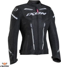 Geaca Moto Textila Dama Striker Air WP LS Black/White 24
