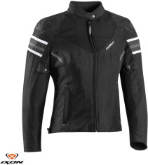 Geaca Moto Textila Dama Ilana LS Black/White 24
