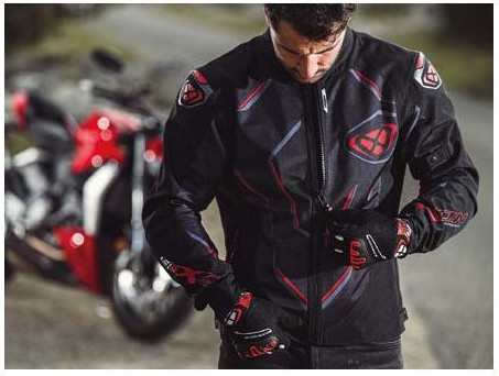 Geaca Moto Textila Demoniak MS Black/Red 24