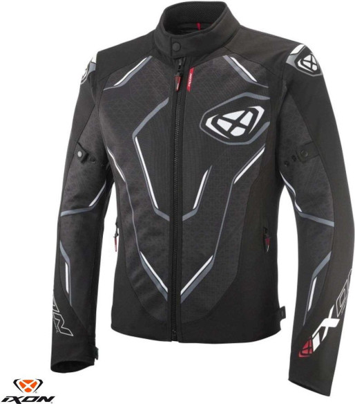 Geaca Moto Textila Demoniak MS Black/White 24