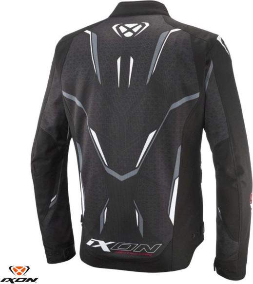 Geaca Moto Textila Demoniak MS Black/White 24