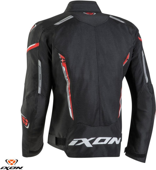 Geaca Moto Textila Striker Air WP MS Black/Red/White 24