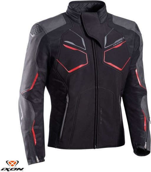 Geaca Moto Textila Cell MS Black/Gray/Red 24