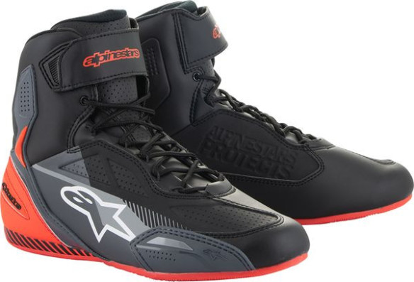 Ghete Moto Faster 3 Black/Gray/Red 24