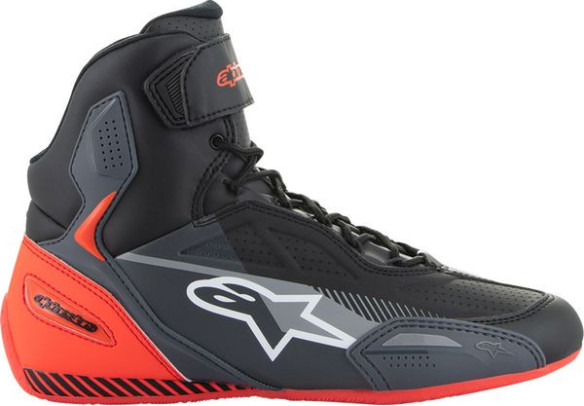 Ghete Moto Faster 3 Black/Gray/Red 24
