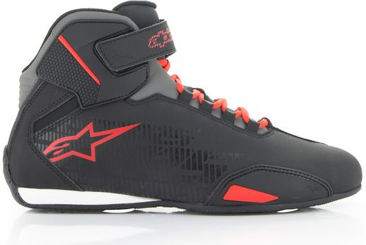 Ghete Moto Sektor Black/Red 24