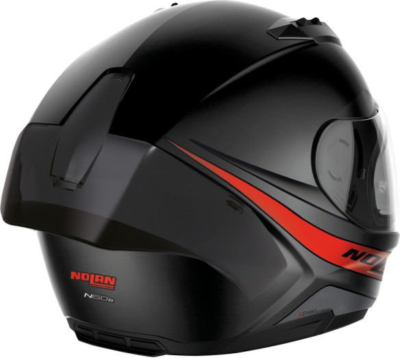 Casca Moto Full-Face N60-6 Sport Outset Flat Black Red 24