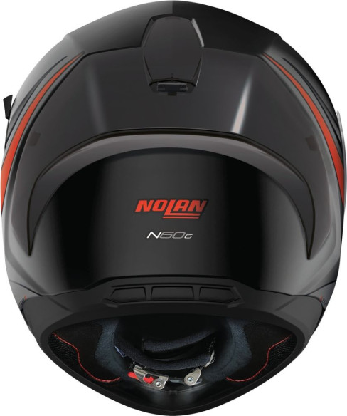 Casca Moto Full-Face N60-6 Sport Outset Flat Black Red 24