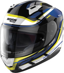 Casca Moto Full-Face N60-6 Special Metal Black White/Yellow/Blue 24