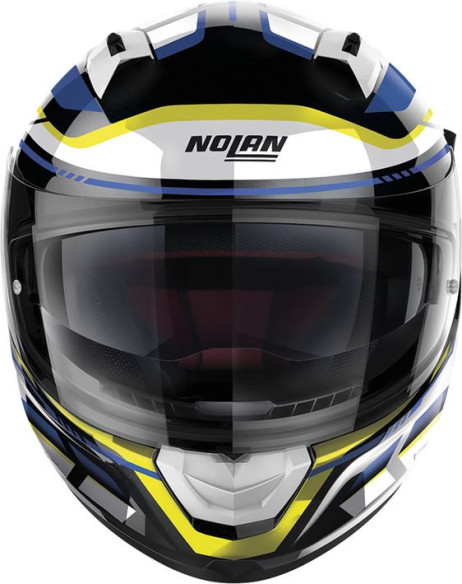 Casca Moto Full-Face N60-6 Special Metal Black White/Yellow/Blue 24