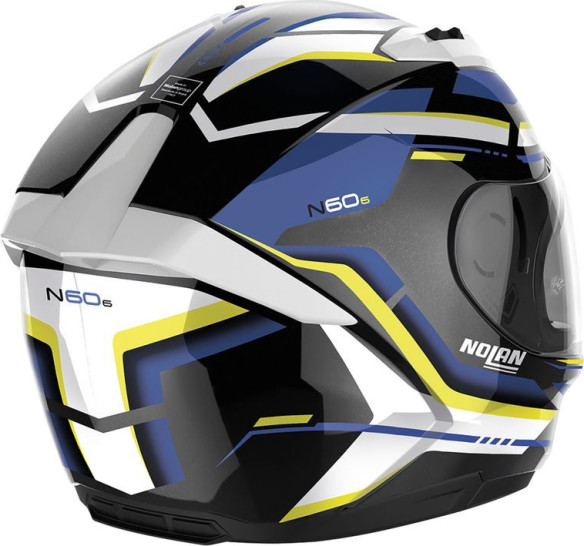 Casca Moto Full-Face N60-6 Special Metal Black White/Yellow/Blue 24
