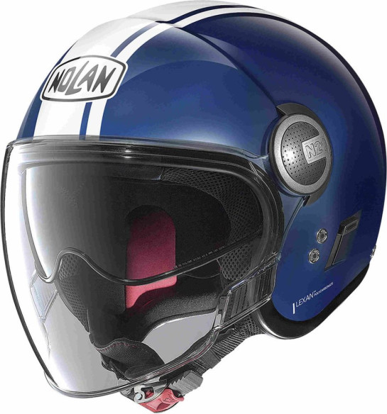 Casca Moto Jet N21 Visor Dolce Vita Cayman Blue White 24
