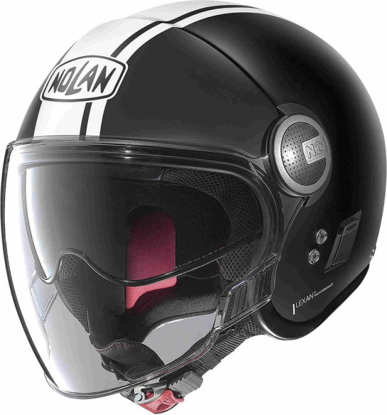 Casca Moto Jet N21 Visor Dolce Vita Flat Black White 24