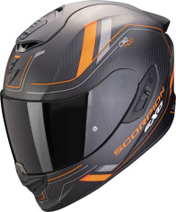 Casca Moto Full-Face EXO 1400 Evo 2 Carbon Air Mirage Black Matt/Orange 24