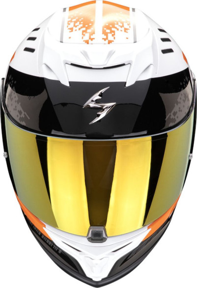Casca Moto Full-Face EXO 520 Evo Air Titan White/Orange 24