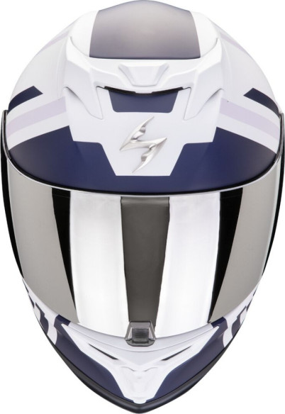 Casca Moto Full-Face EXO 520 Evo Air Banshee Wite Matt/Blue/Purple 24