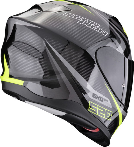 Casca Moto Full-Face EXO 520 Evo Air Terra Black/Silver/Yellow Fluo 24