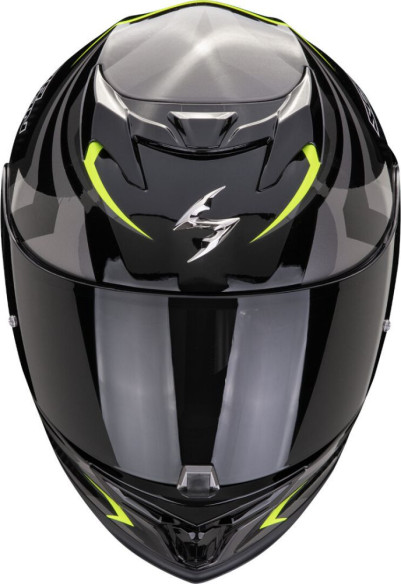 Casca Moto Full-Face EXO 520 Evo Air Terra Black/Silver/Yellow Fluo 24