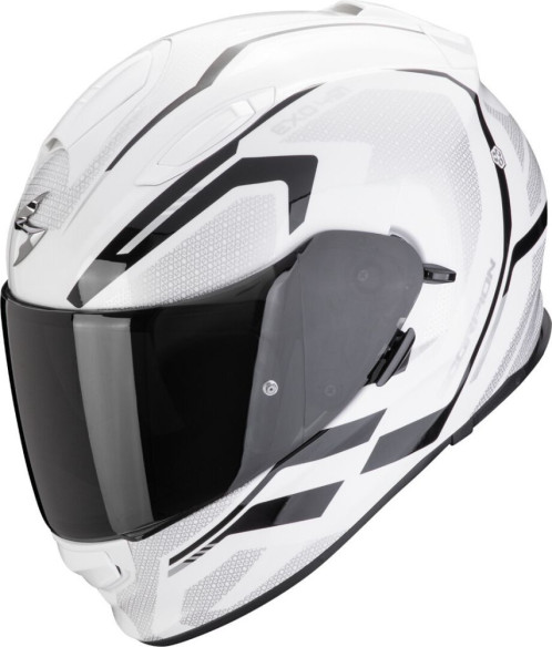 Casca Moto Full-Face EXO 491 Kripta White/Black 24
