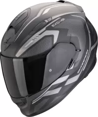 Casca Moto Full-Face EXO 491 Kripta Black Matt/Silver 24
