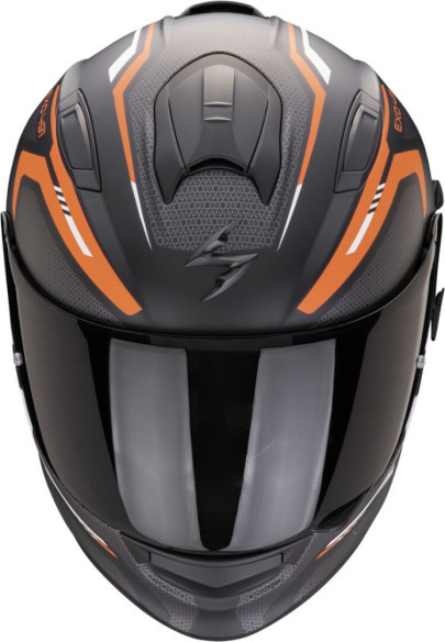 Casca Moto Full-Face EXO 491 Kripta Black Matt/Orange 24