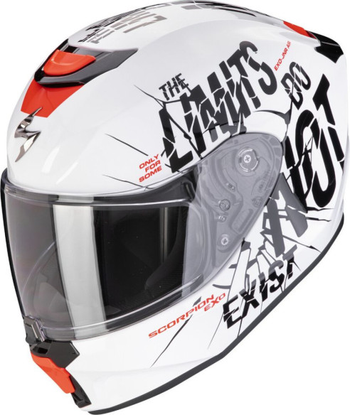 Casca Moto Full-Face EXO JNR Air Boum White/Black 24