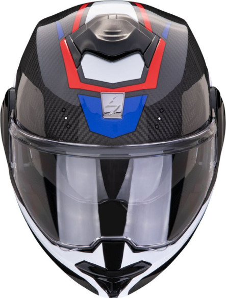 Casca Moto Flip-Up Exo Tech Evo Carbon Rover Black/Red/Blue 24