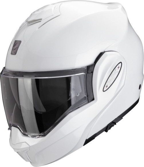 Casca Moto Flip-Up Exo Tech Evo Pro Solid Pearl White 24