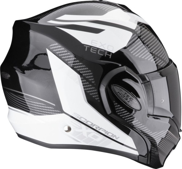 Casca Moto Flip-Up Exo Tech Evo Animo Black/White 24