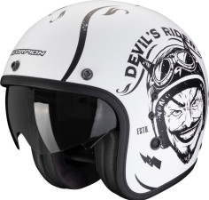 Casca Moto Open Face/Jet Belfast Evo Romeo White Matt/Black 24