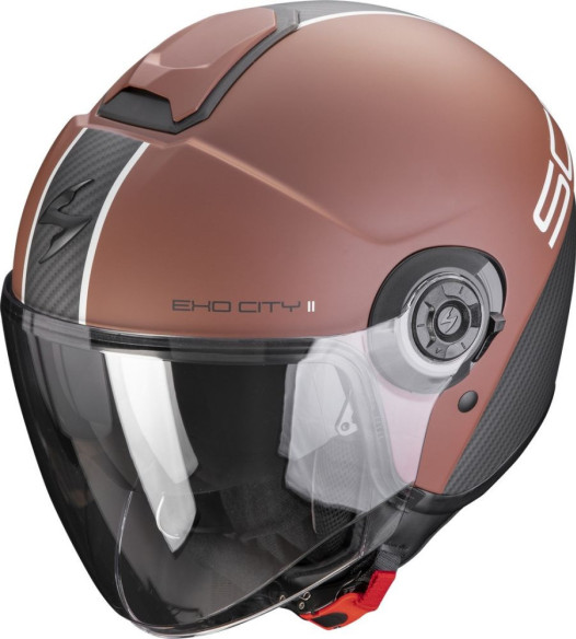 Casca Moto Open Face/Jet Exo City 2 Carbo Brown Matt/Black 24