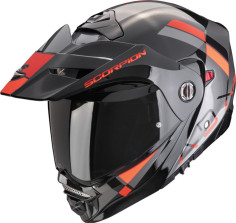 Casca Moto Flip-Up ADX-2 Galane Silver/Black/Red 24