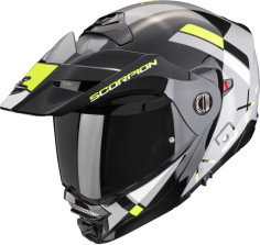 Casca Moto Flip-Up ADX-2 Galane Grey/Black/Yellow Fluo 24
