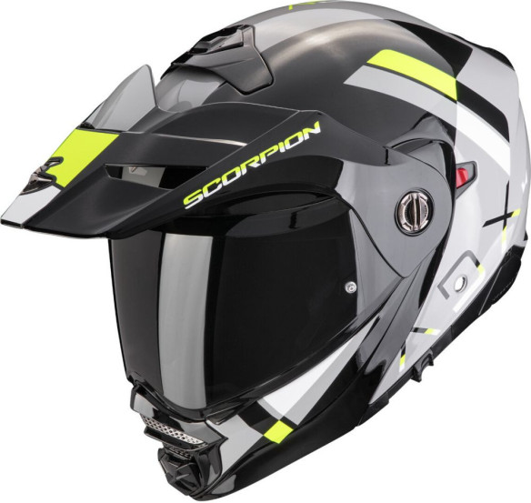 Casca Moto Flip-Up ADX-2 Galane Grey/Black/Yellow Fluo 24