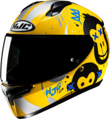 Casca Moto Full-Face Copii C10 Geti Yellow /Blue/Black 24