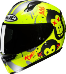 Casca Moto Full-Face Copii C10 Geti Green /Red/Black 24