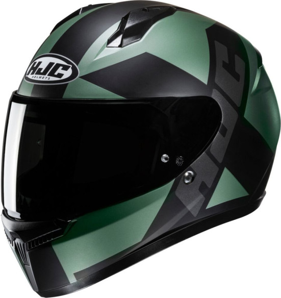 Casca Moto Full-Face C10 Tez Metal Green/Black 24