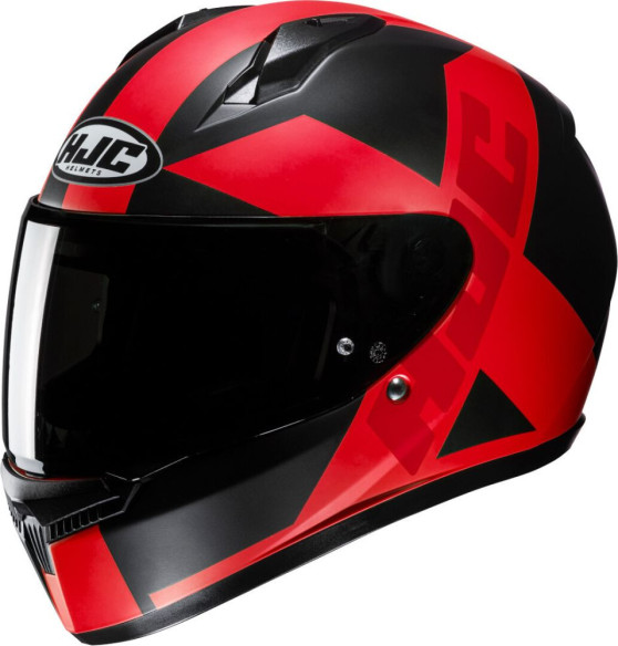 Casca Moto Full-Face C10 Tez Black Matt/Red 24