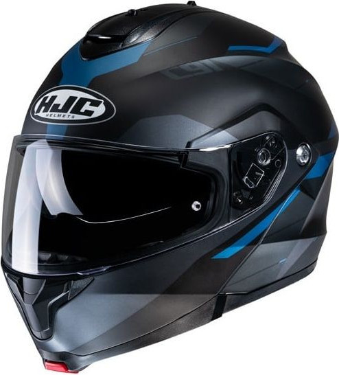 Casca Moto Full-Face C91 Karan Black/Silver/Blue 24