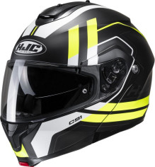 Casca Moto Full-Face C91 Octo Black/White/Yellow 24