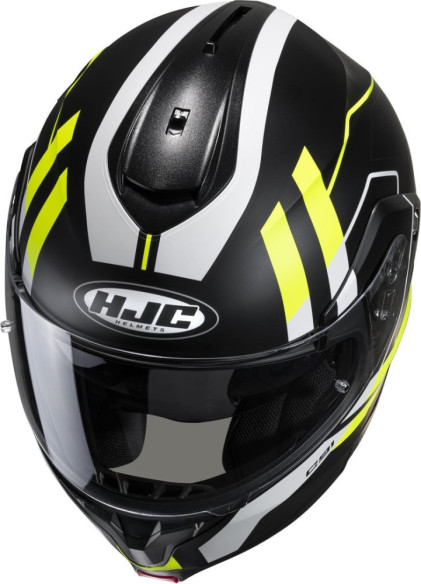 Casca Moto Full-Face C91 Octo Black/White/Yellow 24