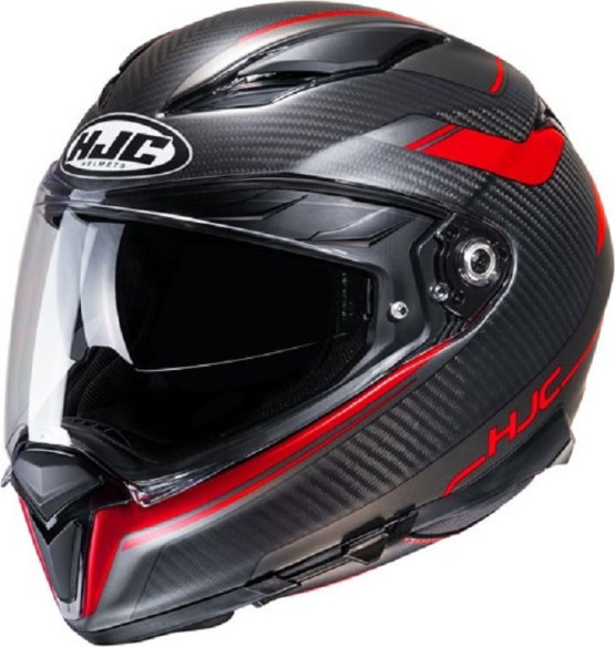 Casca Moto Full-Face F70 Carbon Ubis Black/Red 24