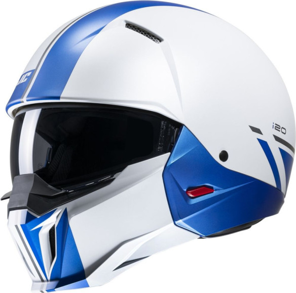 Casca Moto Open-Face/Jet i20 Batol White/Blue 24