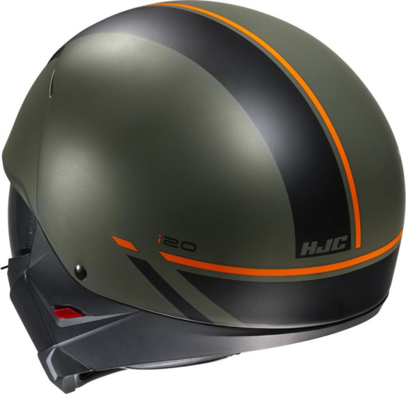 Casca Moto Open-Face/Jet i20 Batol Green/Black/Orange 24