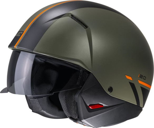 Casca Moto Open-Face/Jet i20 Batol Green/Black/Orange 24